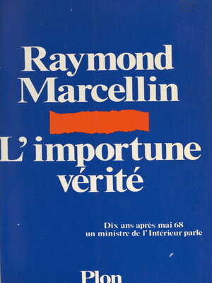 cover image of L'importune vérité